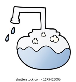 cartoon doodle science experiment