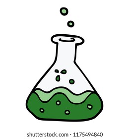 cartoon doodle science experiment