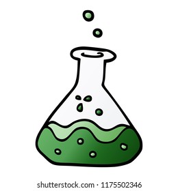 cartoon doodle science experiment