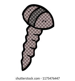 cartoon doodle of a screw