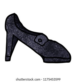 cartoon doodle shoe