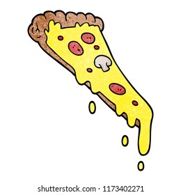 rebanada de garrapatas de pizza