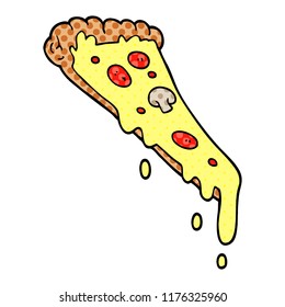 rebanada de garrapatas de pizza