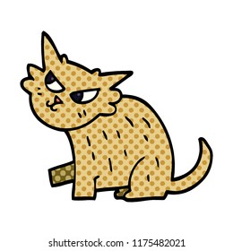 gato de dibujos animados