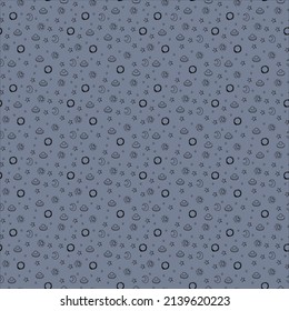 Cartoon doodle space seamless pattern background. Space. Children's drawing of galaxies. Cosmic dust. Stars.