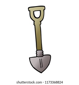 doodle spade de dibujos animados