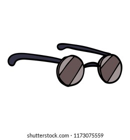 gafas de doodle de dibujos animados