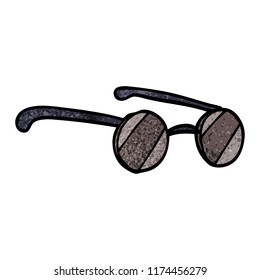 gafas de doodle de dibujos animados