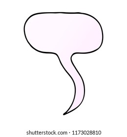 burbuja del discurso del doodle de dibujos animados