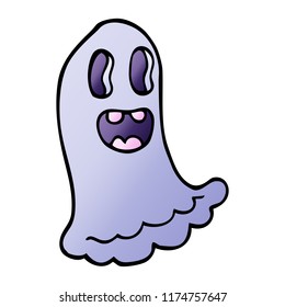 cartoon doodle spooky ghost
