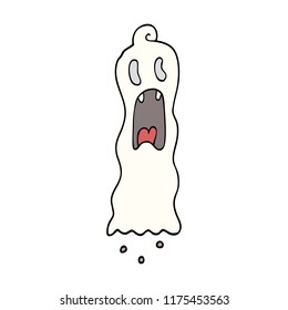cartoon doodle spooky ghost