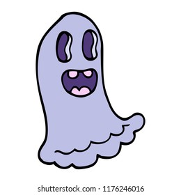 cartoon doodle spooky ghost