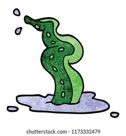 cartoon doodle spooky tentacle
