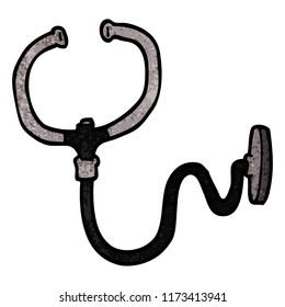 cartoon doodle stethoscope