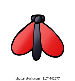 cartoon doodle still moth