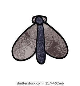 cartoon doodle still moth