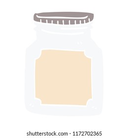 cartoon doodle storage jar