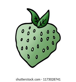 Cartoon-Erdbeere