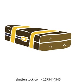 cartoon doodle suit case