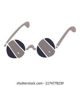 cartoon doodle sunglasses