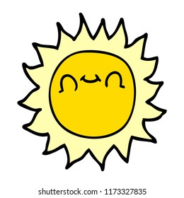 cartoon doodle sunshine