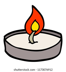 luz de garabato de dibujos animados