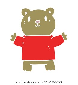 oso de peluche de caricatura