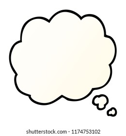 doodle de dibujos animados idea nube