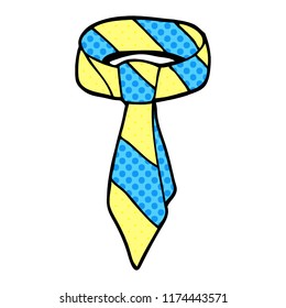 cartoon doodle tie