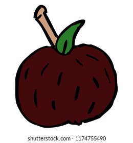 desenho animado doodle tomato
