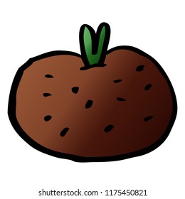 cartoon doodle tomato