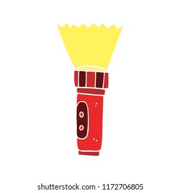 cartoon doodle torch