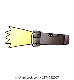 cartoon doodle torch
