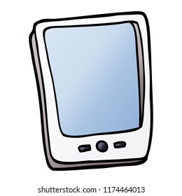 cartoon doodle touch screen mobile