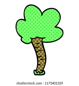 árbol del doodle de dibujos animados