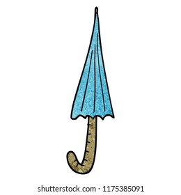 cartoon doodle umbrella