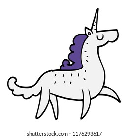 desenho animado rabiscar unicórnio