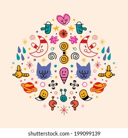 cartoon doodle vector illustration