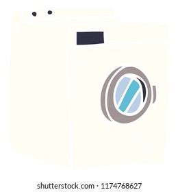 máquina de lavar de desenhos animados