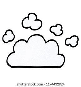 cartoon doodle weather cloud