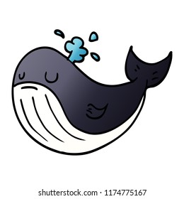 ballena de dibujos animados