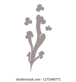 nube de doodle de dibujos animados