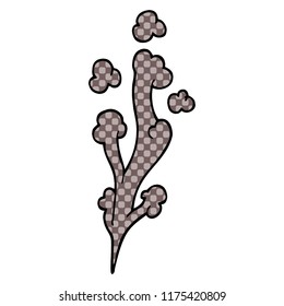 nube de doodle de dibujos animados