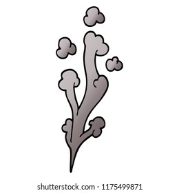 nube de doodle de dibujos animados