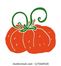cartoon doodle winter squash