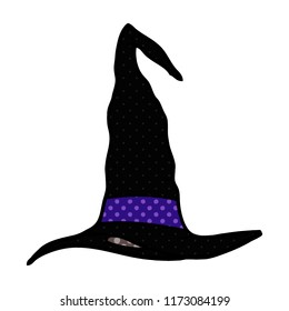 sombrero de bruja de garabato