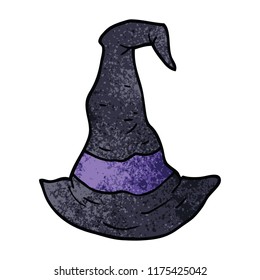 sombrero de bruja de garabato