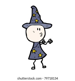 cartoon doodle wizard