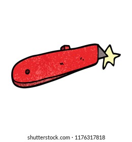cuchillo de trabajo de dibujos animados