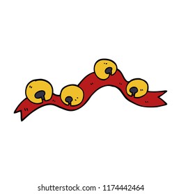 cartoon doodle xmas bells